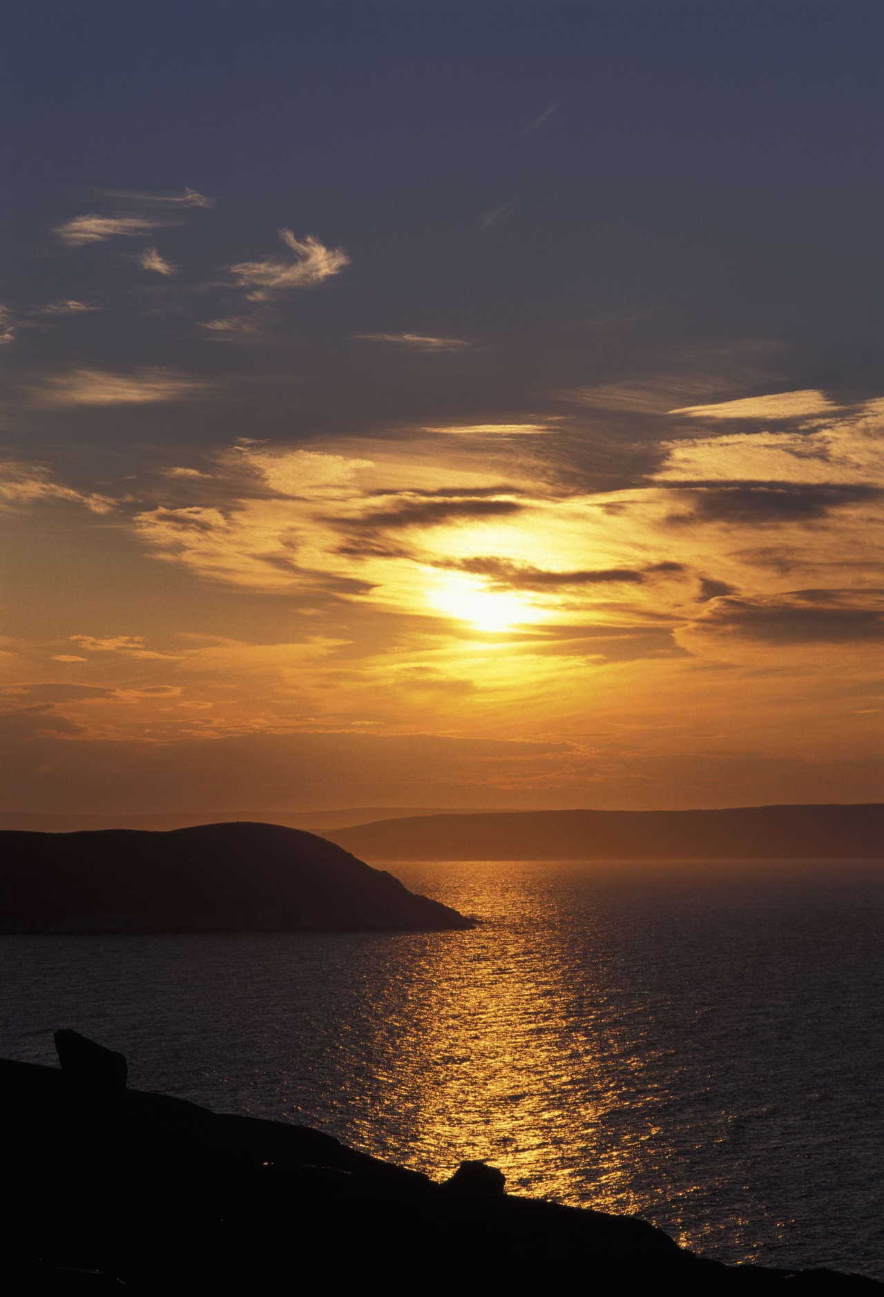 North Cape cliff edge at 71 degrees north, the northernmost point of mainland Europe
