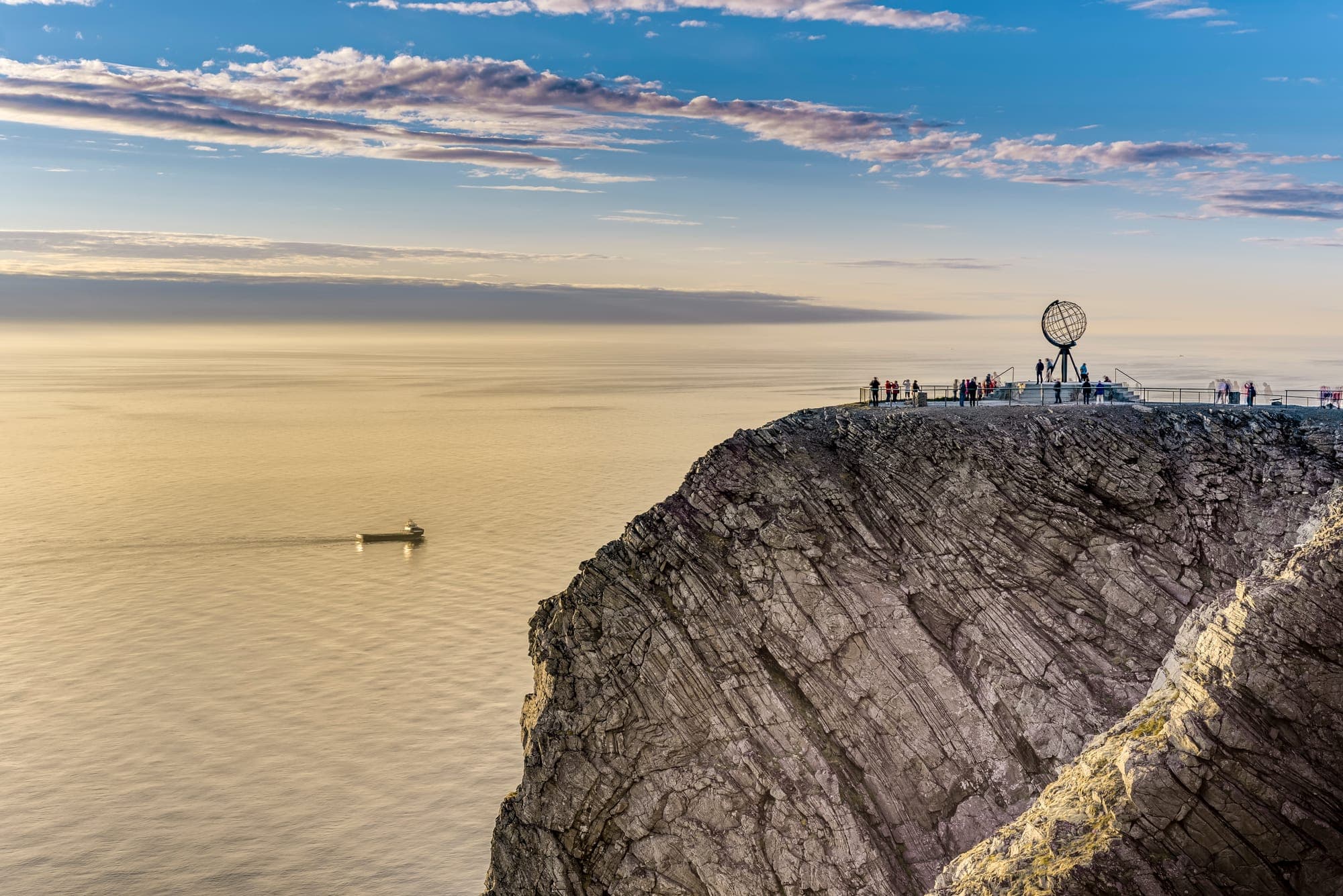 Hammerfest Arctic coastline, Finnmark, Northern Norway