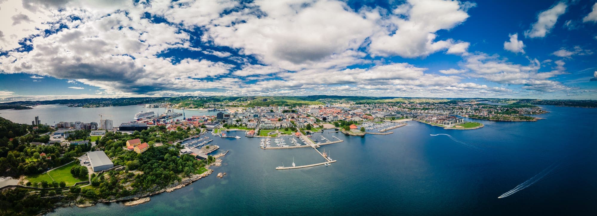 Kristiansund archipelago and harbour, Møre og Romsdal, Norway