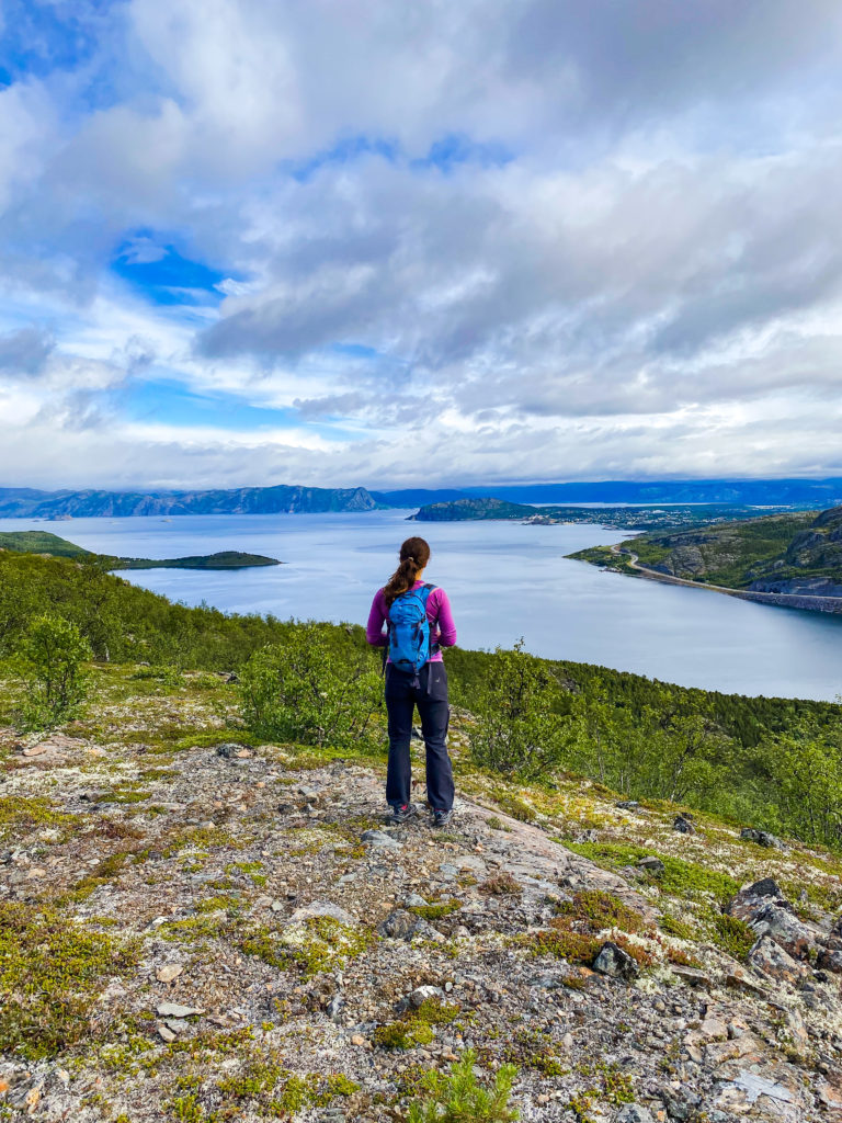 Open viewpoint across the Alta fjord region